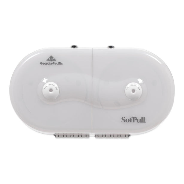 Georgia Pacific LLC SofPul Mini Twin Bath Tissue Dispensers 56518 - 1.0 Each