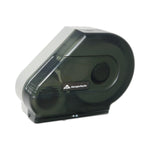 Georgia Pacific Vista Jr Bath Tissue Jumbo Jr. High-Capacity Toilet Paper Dispenser For 1 Roll and Stub Roll, Smoke - GPC58150