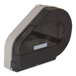 Georgia Pacific Vista Jr Bath Tissue Jumbo Sr. High-Capacity Toilet Paper Dispenser For 1 Roll and Stub Roll, Smoke - GPC59350