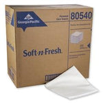 Georgia Pacific Blue Select Washcloths GP PRO GP PRO A300 Disposable Patient Care Bath Towels, 1/2-Fold, White - 80540 - 200 Each