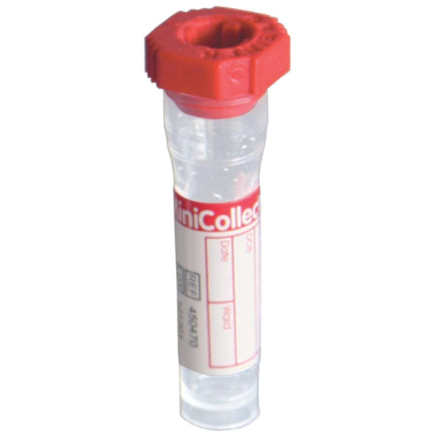 MiniCollect Serum Blood Collection Tubes - 450470 - 1000 Each - MDL-GRI450470
