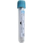 Greiner Bio One Solution VACUETTE Blood Collection Tube, 9NC Coagulation Sodium Citrate 3.2%, Sandwich Tube, Non-Ridged, 13x75, Blue Cap with White Ring, 2 mL - 454322 - 50 Each