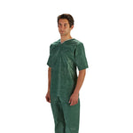 Little Rapids Unisex Nonwoven Scrub Pants, Size 2XL (46"-48" Waist, 34" Inseam), Dark Green - 62216 - 1 Each