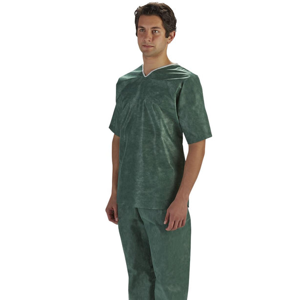 LITTLE RAPIDS CORP Little Rapids Nonwoven Scrub Tops 64841 30 Each-MDL-GRM64841