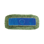 Gsc Magnetic Pull Synthetic Prem Sewn Dust Mop, Green, 5" x 24" - 212246 - 12 Each