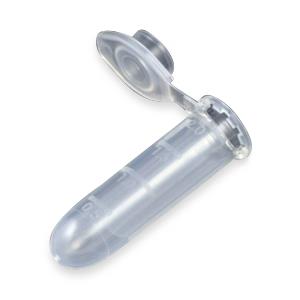 Globe Scientific Polypropylene Microcentrifuge Tube, 2.0 mL, with Attached Snap Cap, Graduated, Natural Color - 111572 - 500 Each