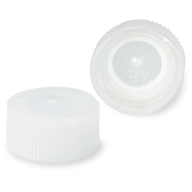 Globe Scientific for Microtube Cap, Screw, MCT, With O-Ring, Clear, 1000 Per Bag - 111671C - 1000 Each
