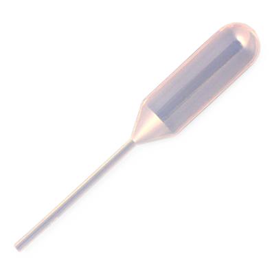 Globe Scientific Narrow-Stem Pipettes Transfer Pipet, 4.0mL, Narrow Stem, Short, 85mm, Sterile, Individually Wrapped, 100 per Bag, 5 Bags / Unit - 136020-S01 - 500 Each