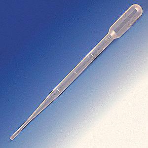 Globe Scientific 5 Pipettes Transfer Pipet, 5.0 mL, Blood Bank, Graduated to 2 mL, 155 mm, Bulb Draw - 2.0 mL - 137050 - 5000 Each