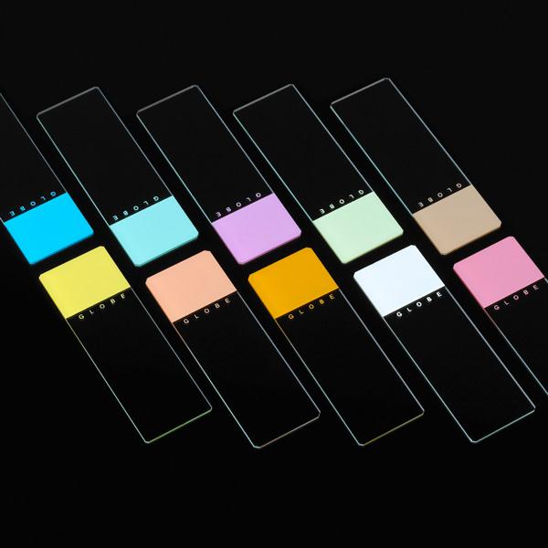 Globe Scientific Inc Diamond Color Coded Microscope Slides 1384-50P - 1440.0 box