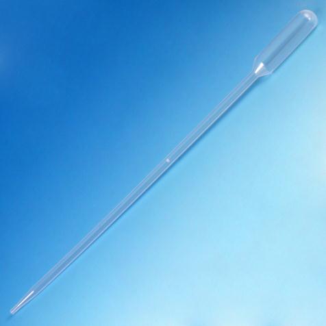 Globe Scientific LDPE Sterile Extra Long 9" (225 mm) Transfer Pipette, 6.0 mL, Individually Wrapped, 100 per Pack, 4 Packs / Case - 139038 - 400 Each