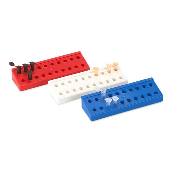 Globe Scientific Inc Heavy-Duty Microcentrifuge Tube Racks 456320W - 1.0 Each - MDL-GSI456320W