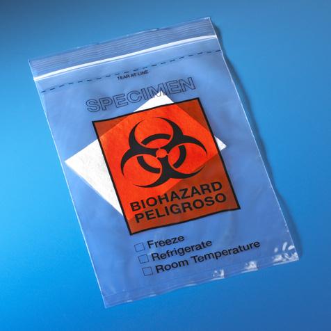 Globe Scientific Inc Globe Scientific Specimen Transport Bags 4922 - 500.0 Pack