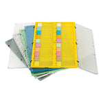 Globe Scientific Microscope 513029G Slide File Folder with Clear Hinged Lids, 20-Place, HIPS / SAN, Green, 12 per Unit - MDL-GSI513029G - 12 Each