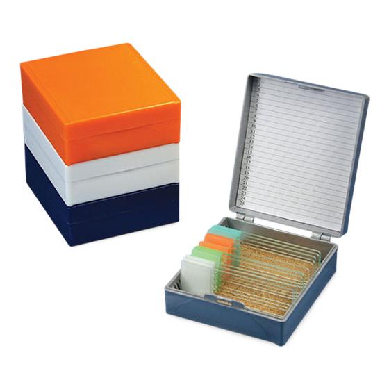Globe Scientific Inc Cork-Lined Microscope Slide Storage Boxes 513075AST 5.0 Each-MDL-GSI513075AST