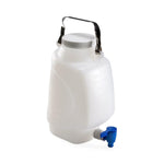 Globe Scientific Inc Diamond RealSeal Rectangular PP Carboys with Spigot 7300005 - 6.0 Each