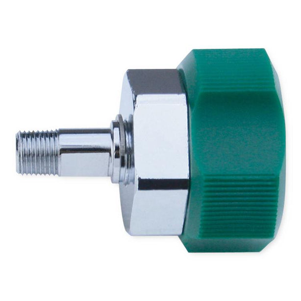 GENSTAR TECHNOLOGIES CO DISS Oxygen Adapter, Female Hand-Tight x 1/8" NPT Male Connector - 3122-OXY-NT2 - 1 Each