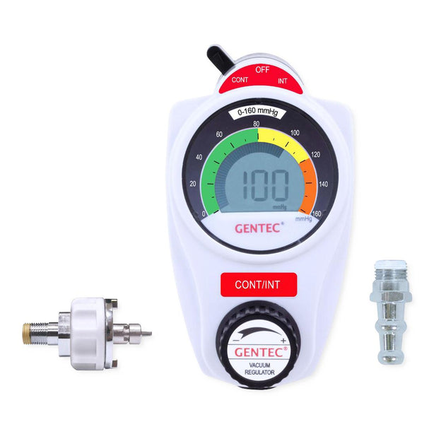 GENSTAR TECHNOLOGIES CO 881VD Series Combo Suction Regulator Digital Continuous/Intermittent 160, Ohio/Barb - 881VR-160D-OH-D - 1 Each
