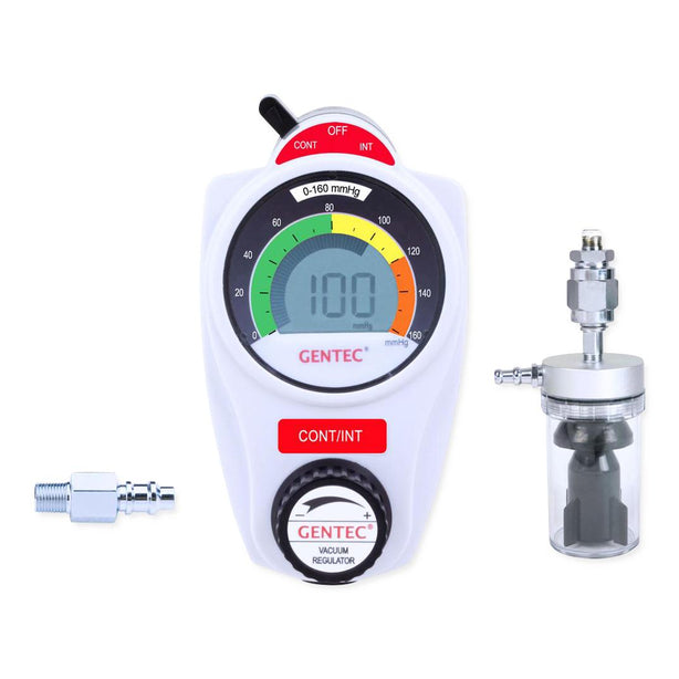 GENSTAR TECHNOLOGIES CO 881VD Series Combo Suction Regulator Digital Continuous/Intermittent 160, Puritan Bennett Trap - 881VR-160D-PB-S - 1 Each