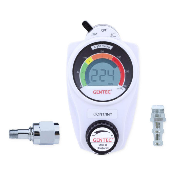 GENSTAR TECHNOLOGIES CO 881VD Series Combo Suction Regulator Digital Continuous/Intermittent, Diss/Barb - 881VR-300D-DS-D - 1 Each