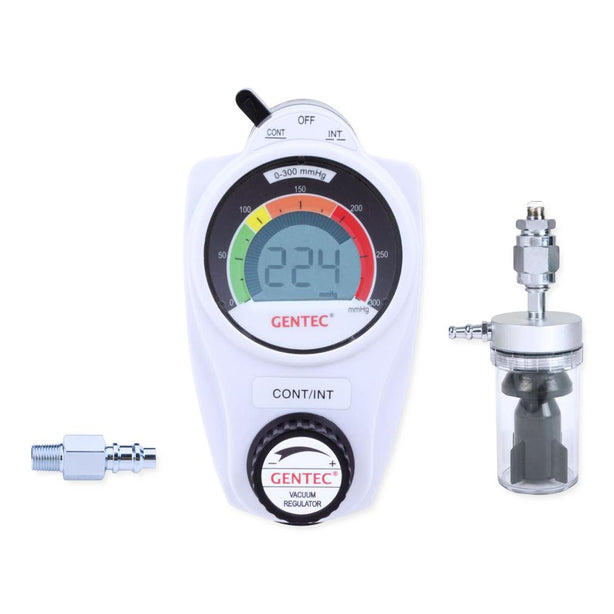 GENSTAR TECHNOLOGIES CO 881VD Series Combo Suction Regulator Digital Continuous/Intermittent, Puritan Bennett/Trap - 881VR-300D-PB-S - 1 Each