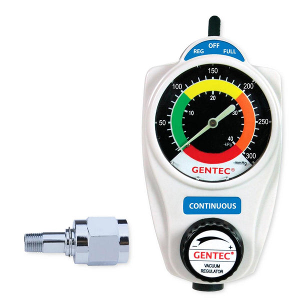 Genstar Technologies Co Gentec 882VR Series Continuous Suction Regulator, DISS, No Bottom - GT882VR300DSA
