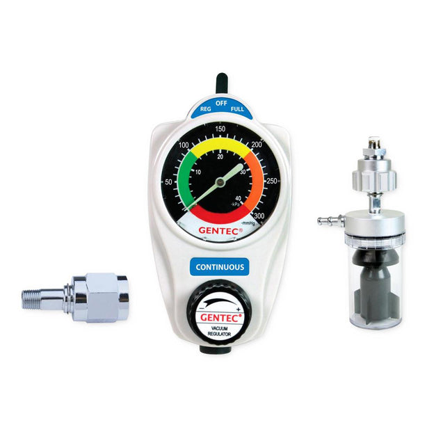 Genstar Technologies Co Gentec 882VR Series Continuous Suction Regulator, Suction Trap / DISS Hand-Tight - GT882VR300DSH