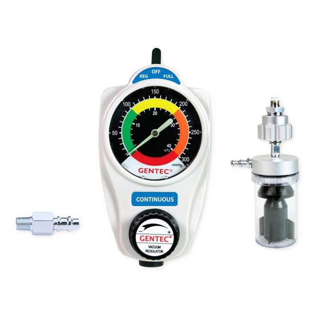 Genstar Technologies Co Gentec 882VR Series Continuous Suction Regulator, Suction Trap / DISS Hand-Tight - GT882VR300PBH
