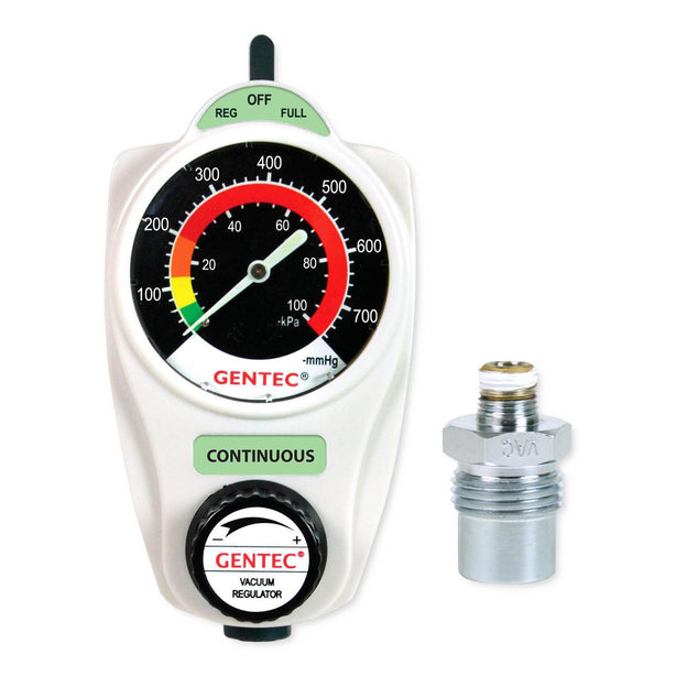 Genstar Technologies Co Gentec 882VR Series Continuous Suction Regulator with DISS, No Adapter - GT882VR76000C