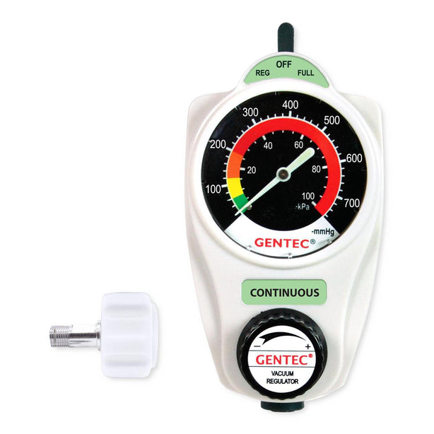 Genstar Technologies Co Gentec 882VR Series Continuous Suction Regulator, DISS Hand, No Bottom - GT882VR760DHA