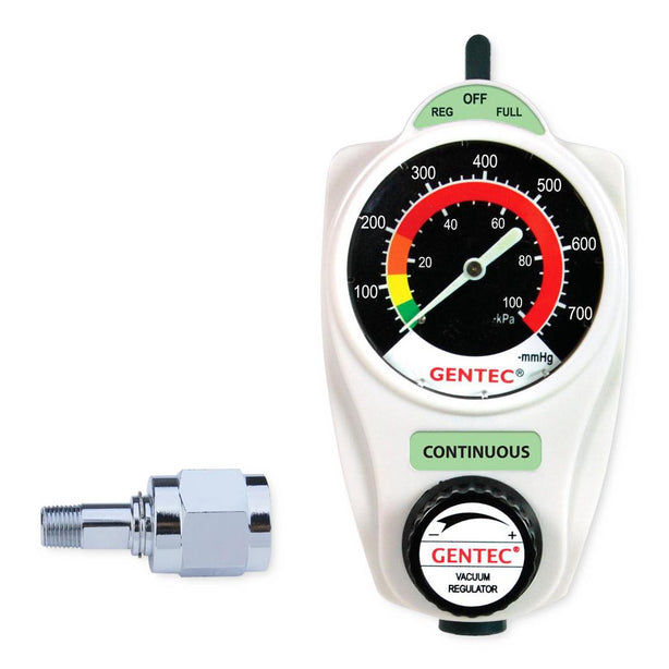 Genstar Technologies Co Gentec 882VR Series Continuous Suction Regulator, DISS, No Bottom - GT882VR760DSA