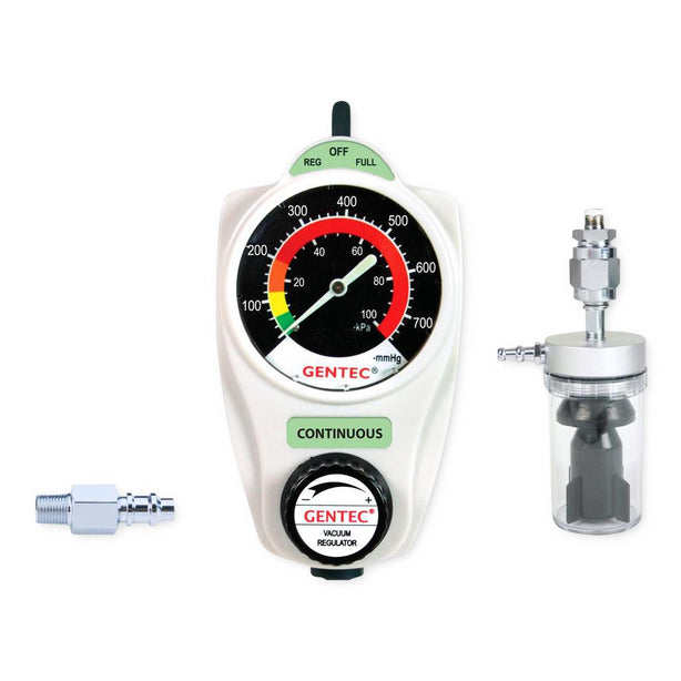 Genstar Technologies Co Gentec 882VR Series Continuous Suction Regulator, Puritan Bennet / DISS Suction Trap - GT882VR760PBS