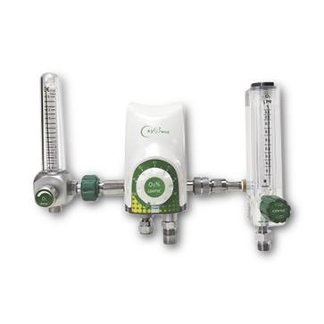 Genstar Technologies Co GMX Series OxyBlend / Air and Oxygen Blender, 30 lpm Low Flow, 0 lpm to 1 lpm Flowmeter and 0 lpm to 15 lpm Flowmeter - GTBL0401