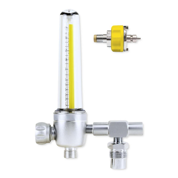 Genstar Technologies CO Aluminum Air Flowmeter, 15 Lpm, with Power Take Off, Ohio/Ohmeda Adapter - 187-A15OHP - 1 Each