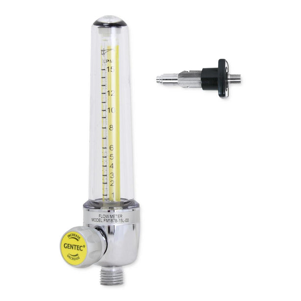 Genstar Technologies CO Air Flowmeter, Brass, 15 Lpm, Oxequip Medstar - FM187B-15L-OE - 1 Each