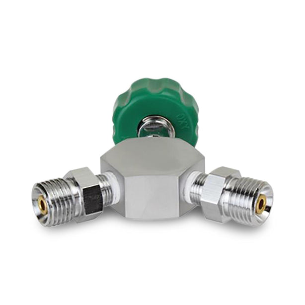 Genstar Technologies Co DISS Coupler, 2 Check Valves, Hand-Tight - Y-OXY-CHK-DH - 1 Each