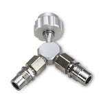 Genstar Technologies Co Y-Connection Coupler GTYVACCHKDH Y-Coupler, Diss Hand-Tight Fitting, Vacuum - 1 Each