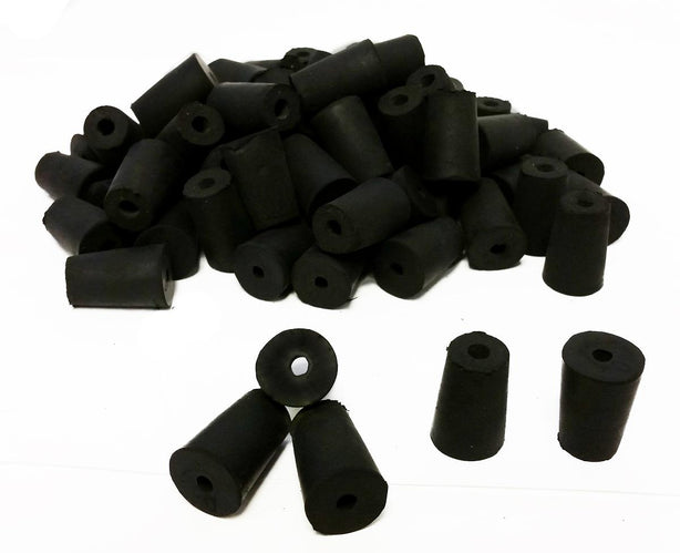 Gsc International Inc 1-Hole Rubber Stoppers RS-0-1 - 1.0 Pound