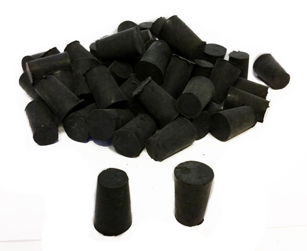 Gsc International Inc Solid Top Rubber Stoppers RS-0 - 1.0 Pound