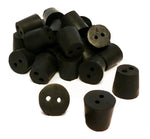 Gsc International Inc 2-Hole Rubber Stoppers RS-4-2 - 1.0 Pound