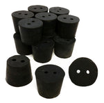 Gsc Rubber Stopper, Size 6, 2-Hole - RS-6-2 - 1 Pound