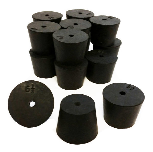 Gsc International Inc 1-Hole Rubber Stoppers RS-6.5-1 - 1.0 Pound