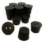 Gsc International Inc 2-Hole Rubber Stoppers RS-6.5-2 - 1.0 Pound