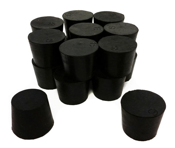 Gsc International Inc Solid Top Rubber Stoppers RS-6 - 1.0 Pound