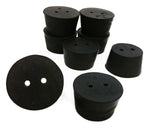 Gsc International Inc 2-Hole Rubber Stoppers RS-9-2 - 1.0 Pound