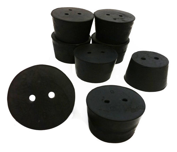 Gsc International Inc 2-Hole Rubber Stoppers RS-9-2 - 1.0 Pound