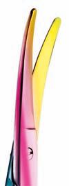 GYNEX Titanium Rainbow Hysterectomy Scissors TT680-23 1 Each - MDL-GYNTT68023