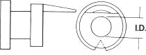 Olympus America Inc Ear Ventilation Tube Paparella Type 1 1.02 mm Ultrasil Blue - Box of 6 - 70241044-BX
