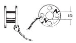 Olympus America Inc Ear Ventilation Tube Reuter Reuter Bobbin 1 mm Fluoroplastic - Box of 30 - 145019-ENT-BX
