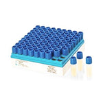 Hardy Diagnostics Cryosavers, Brucella Broth With 10% Glycerol, No Beads, 1.5 mL Fill In A2 mL Cryovial, Blue Cap, For Preservation By Freezing, For Ss Racks, 81Per Pack - CS81BNB - 81 Each
